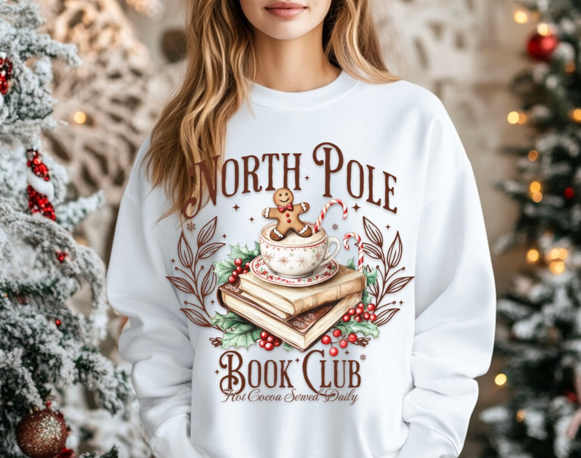 North Pole Book Club Sweatshirt