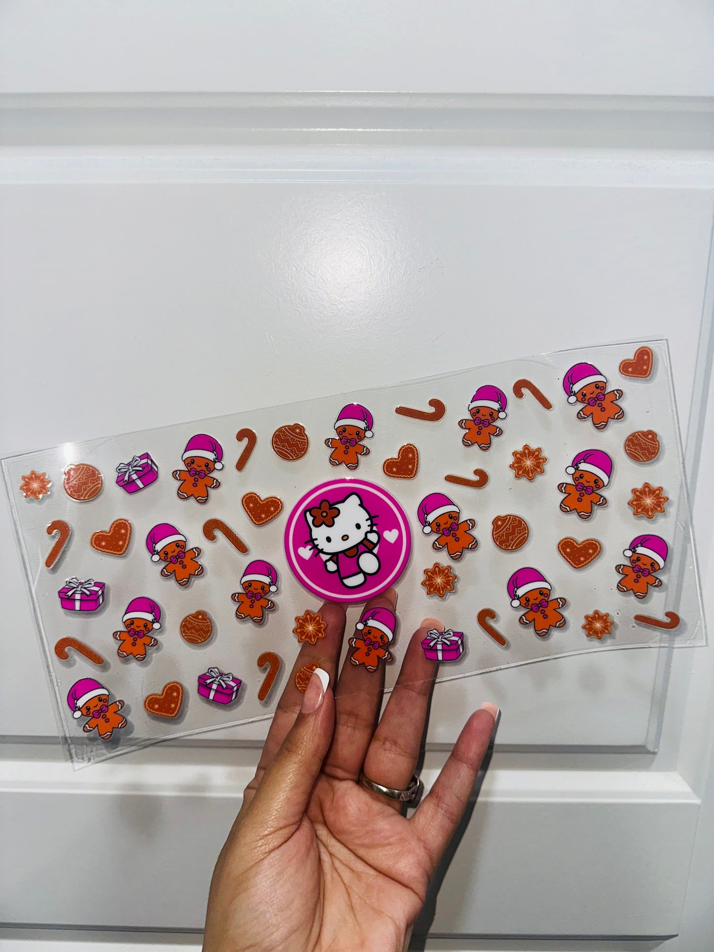 HK Pink Gingerbread Wrap