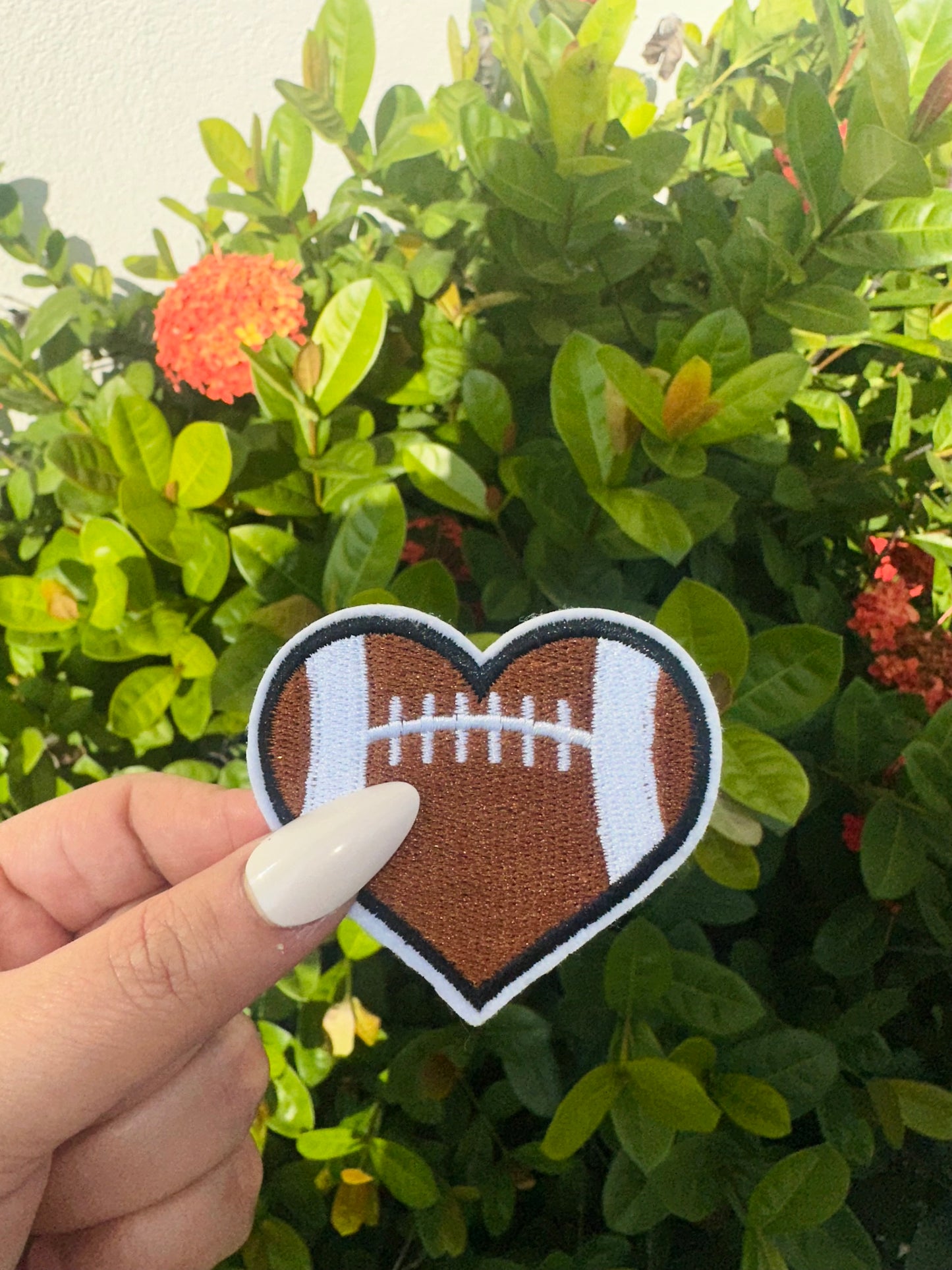 Football Heart Patch
