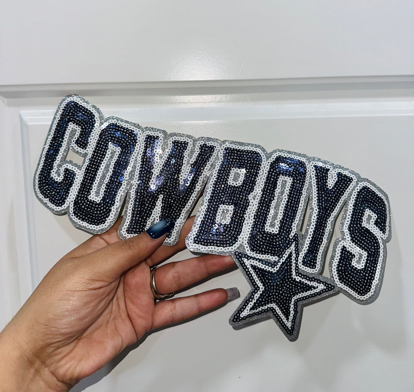 Dallas Cowboys Sequin Patch