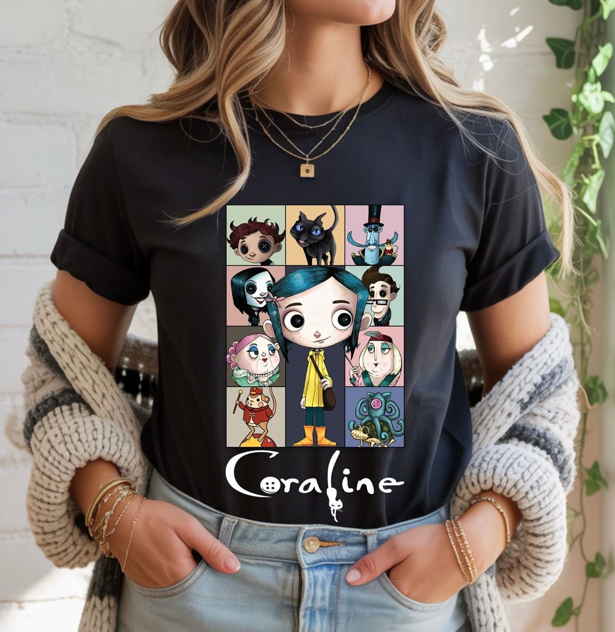 Coraline Cast T-shirt