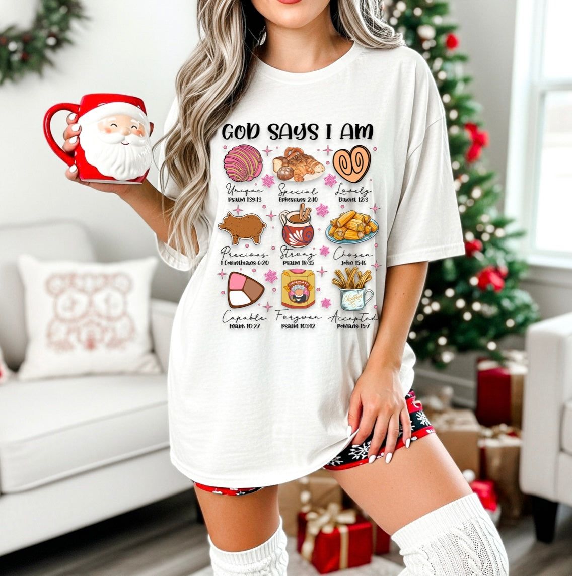 God Says I Am DTF Transfer