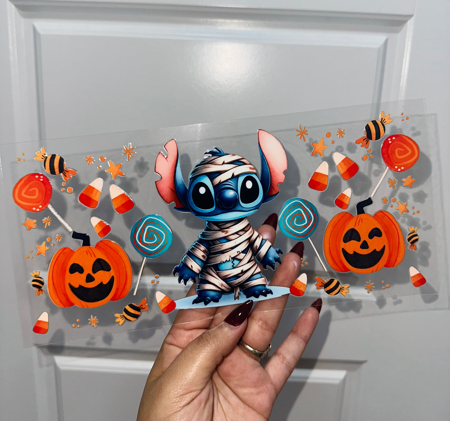 Trick or Treat Stitch Uvdtf Wrap
