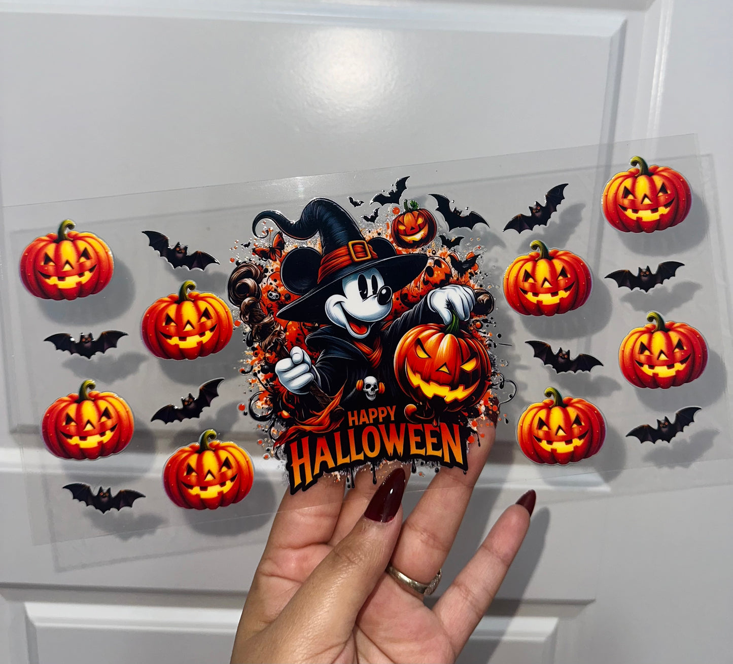 Mickey Pumpkins UVDTF Wrap