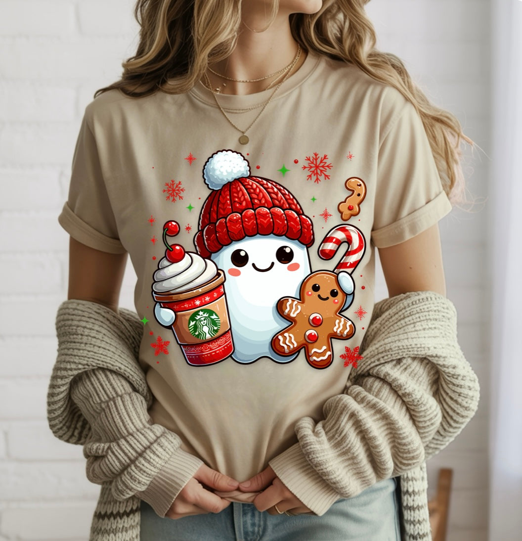 Ghosty Christmas T-Shirt