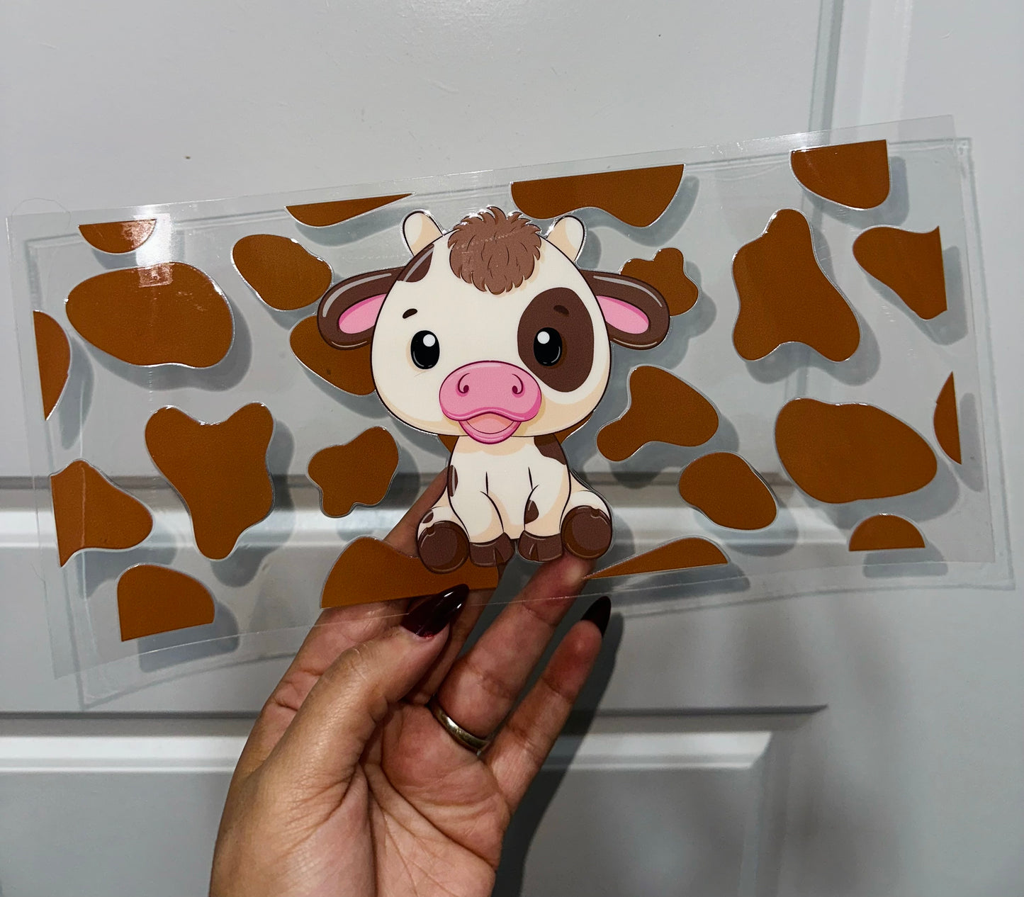 Chocolate Cow Uvdtf Wrap