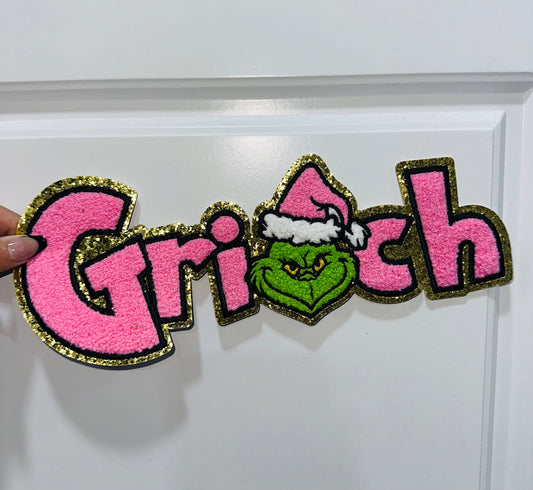 Feeling Grinchy Chenille Patch