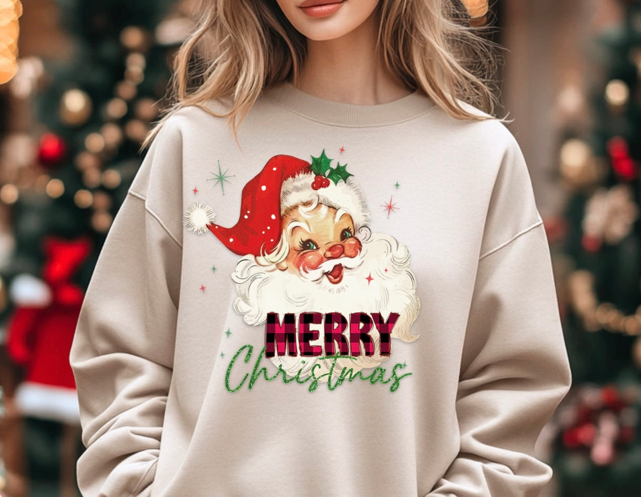 Red Santa Hat Sweatshirt