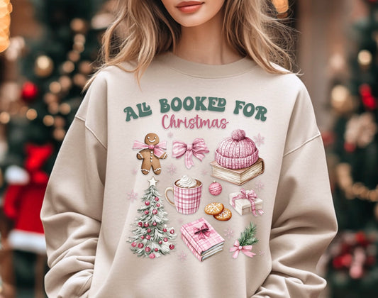 Booked for Xmas Sweatshirt