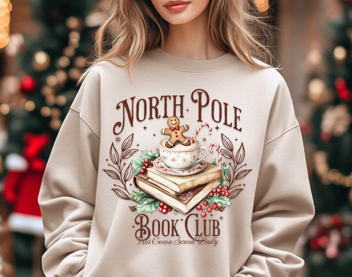 North Pole Book Club Sweatshirt