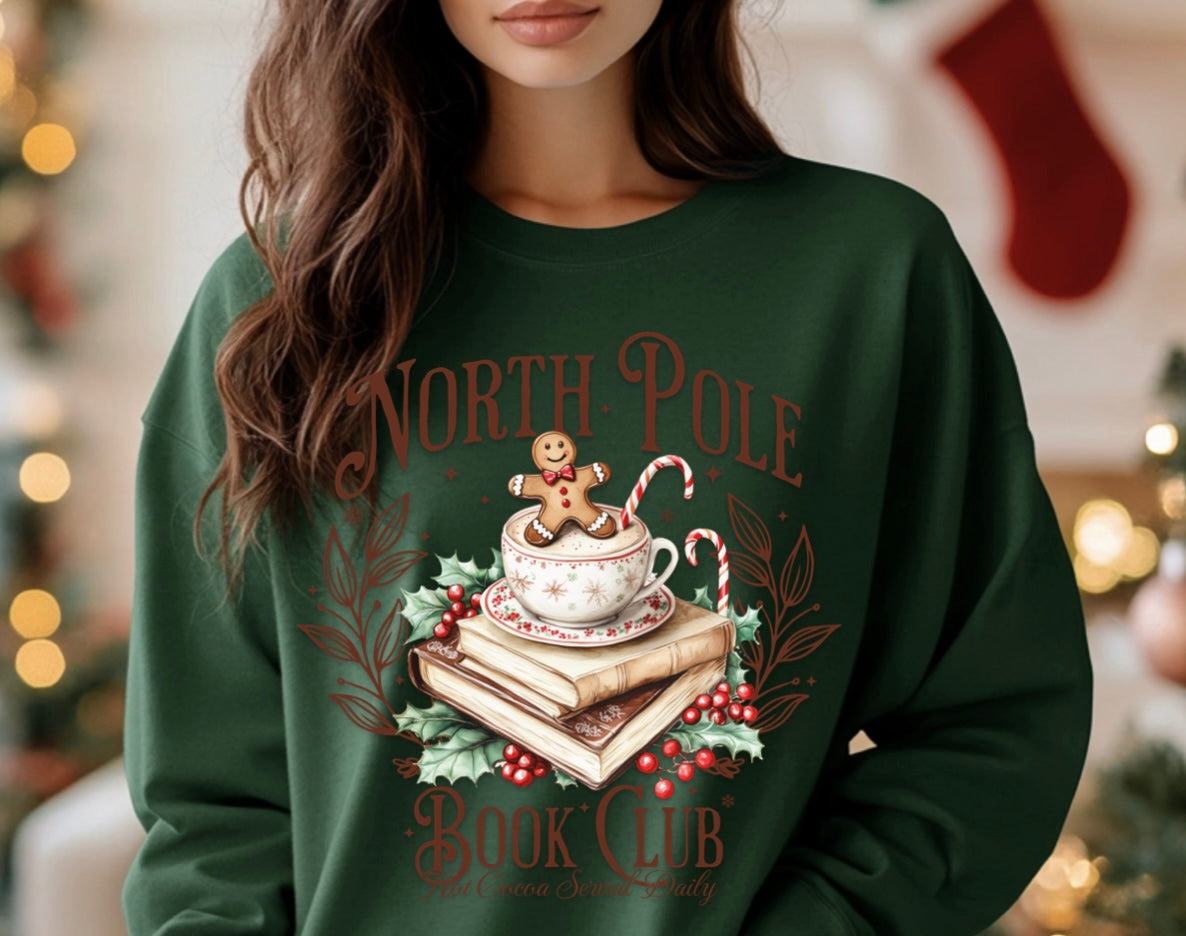 North Pole Book Club Sweatshirt