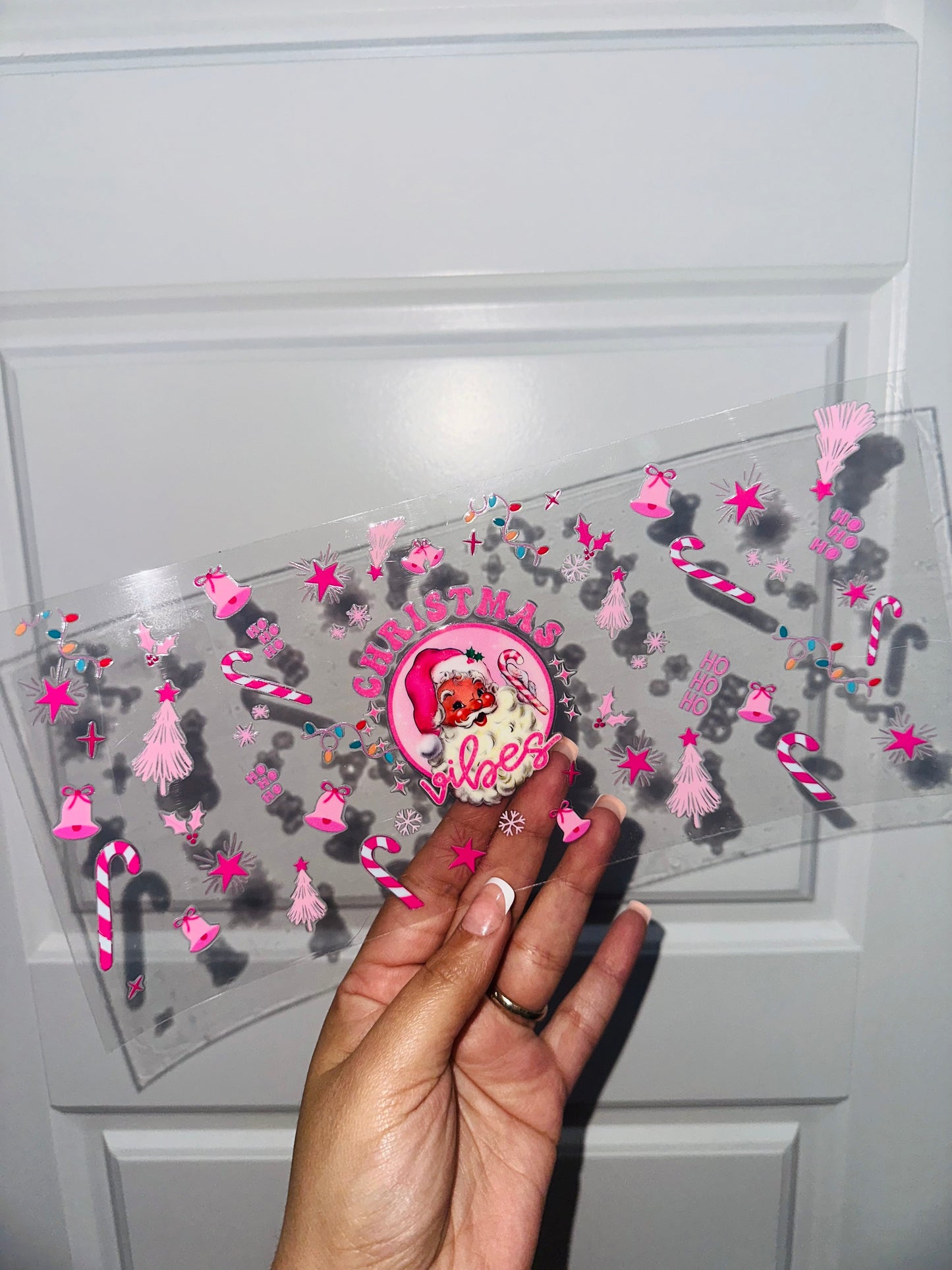 Pink Xmas Vibes Wrap