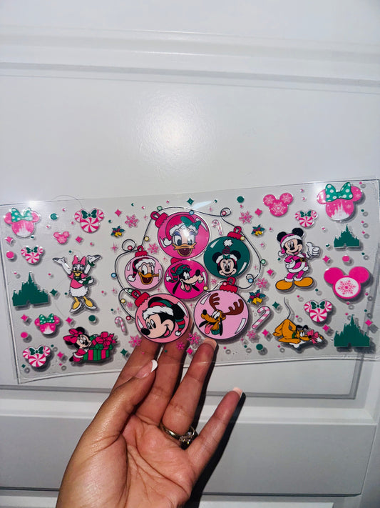 Disney Pink Xmas Wrap