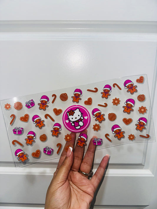 HK Pink Gingerbread Wrap