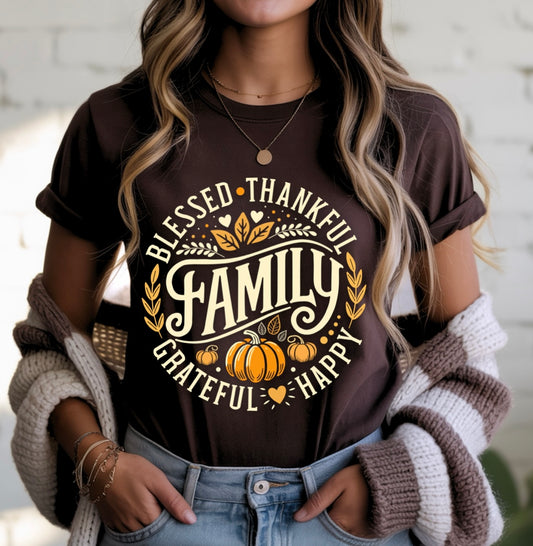 Thankful Family T-shirt