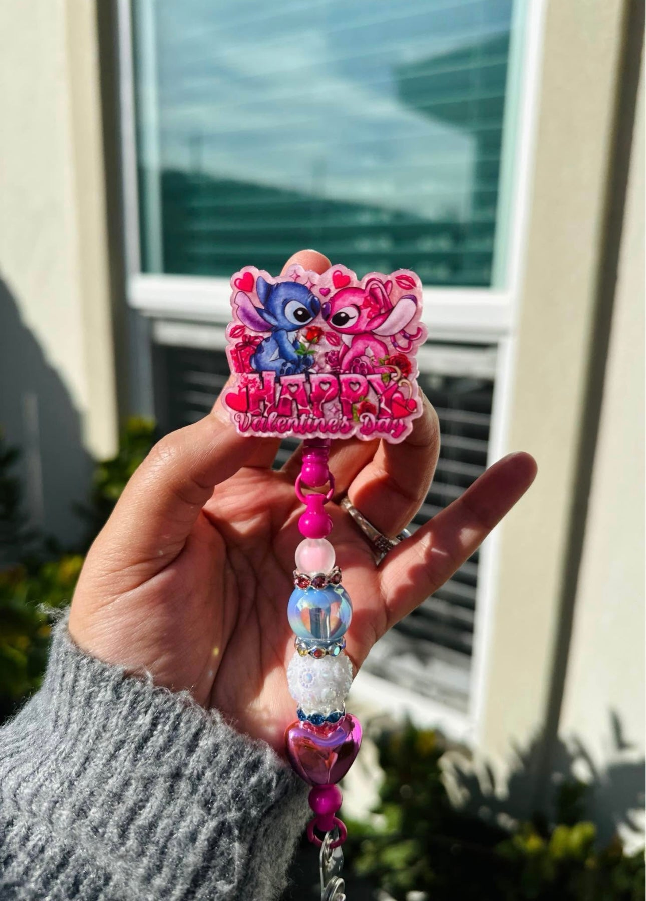 Stitch Angel V-Day Badge Reel