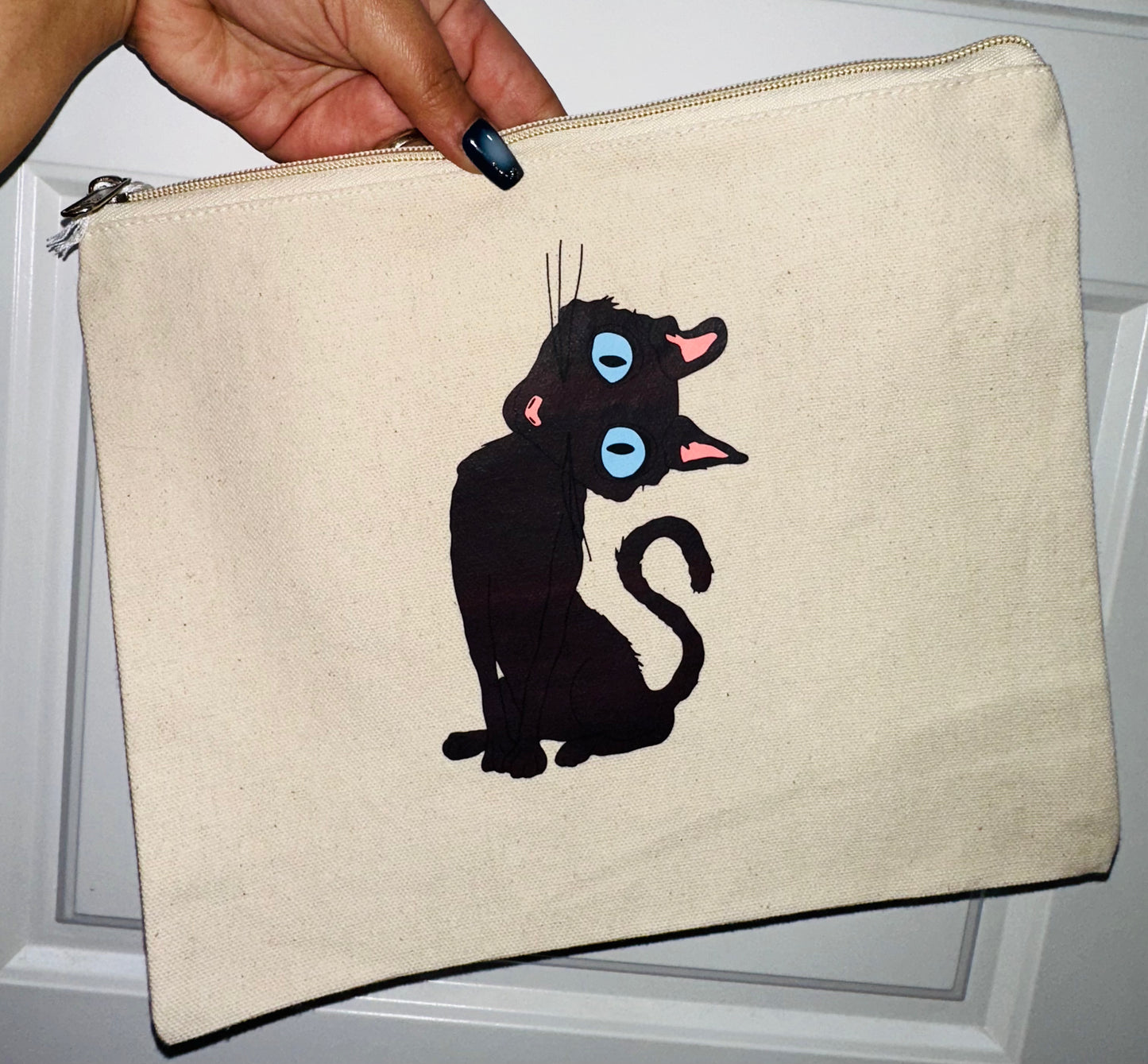 Coraline The Cat Cosmetic Bag