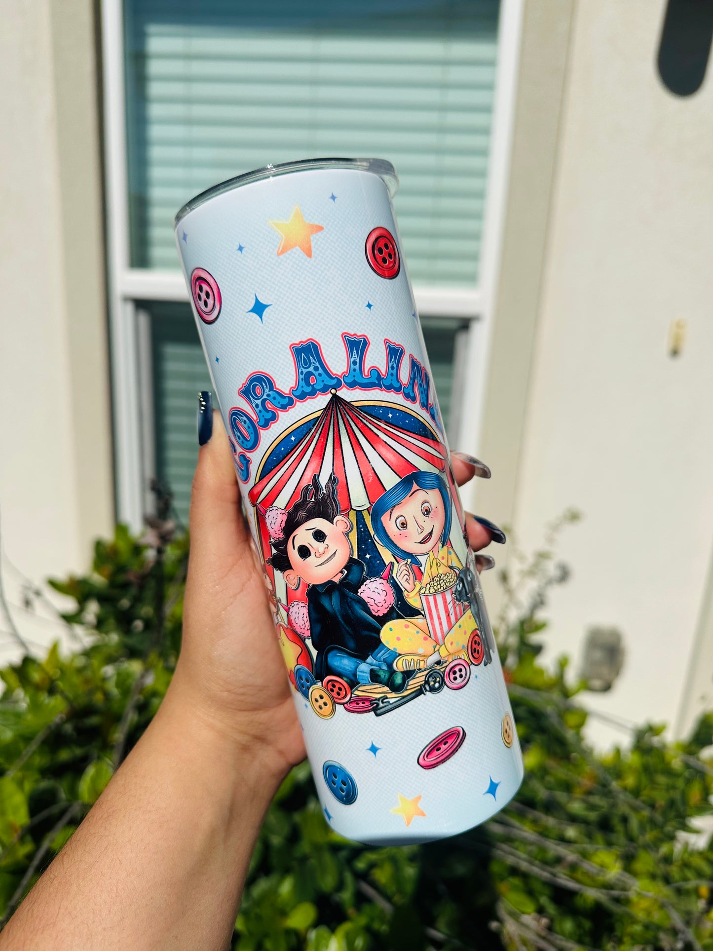 Coraline & Wybie 24oz Tumbler