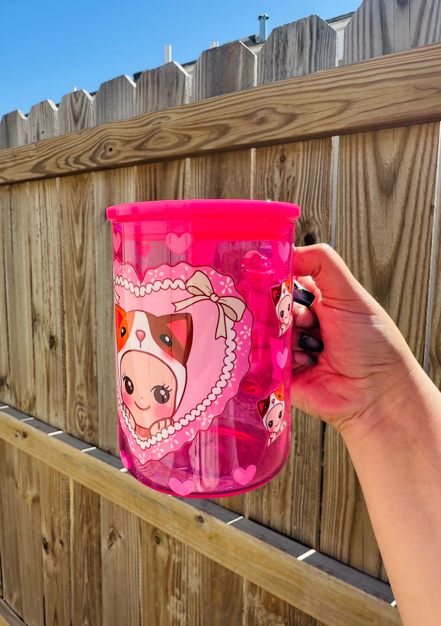 Sonny Angel Cat Glass Mug