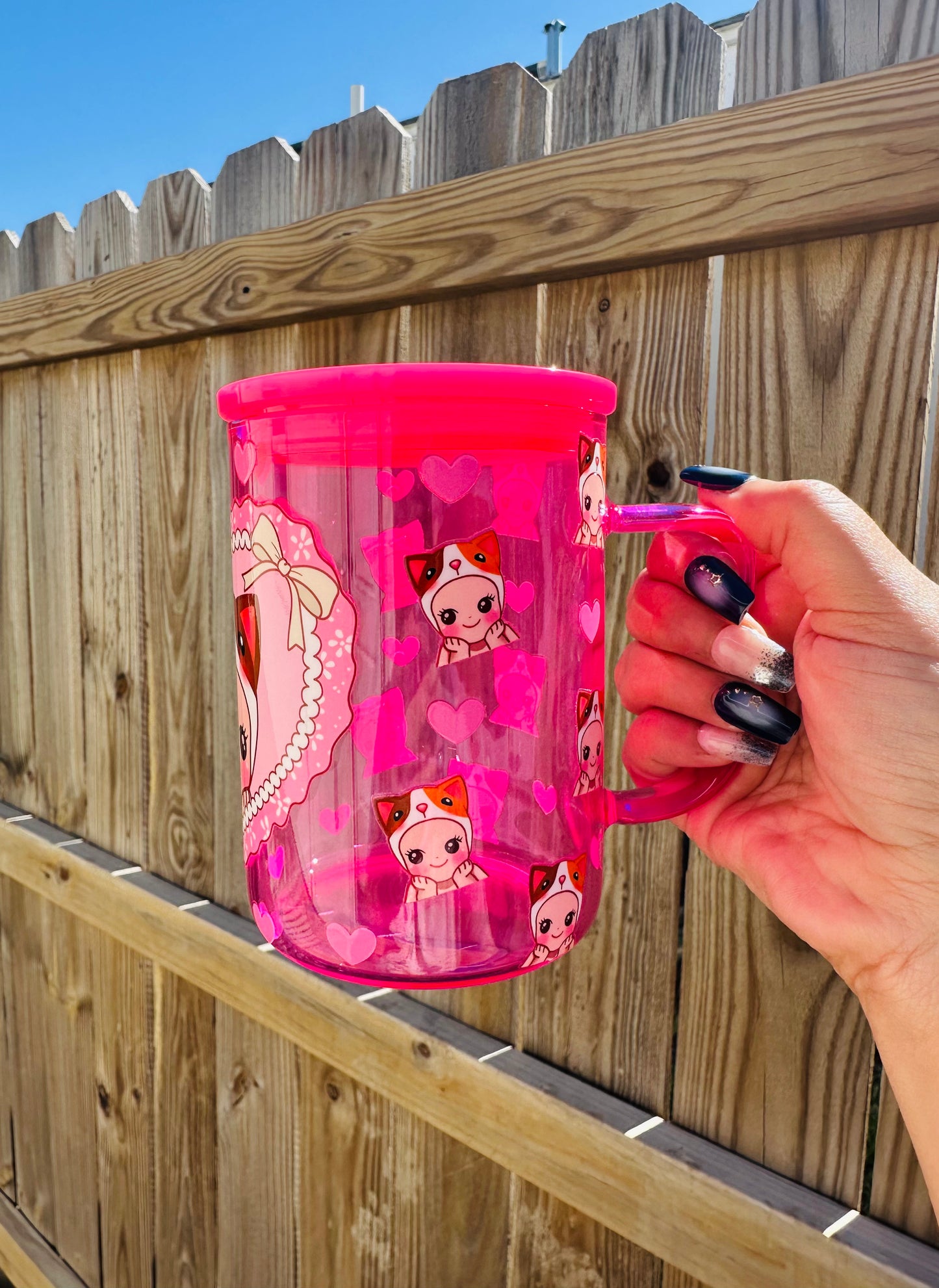 Sonny Angel Cat Glass Mug