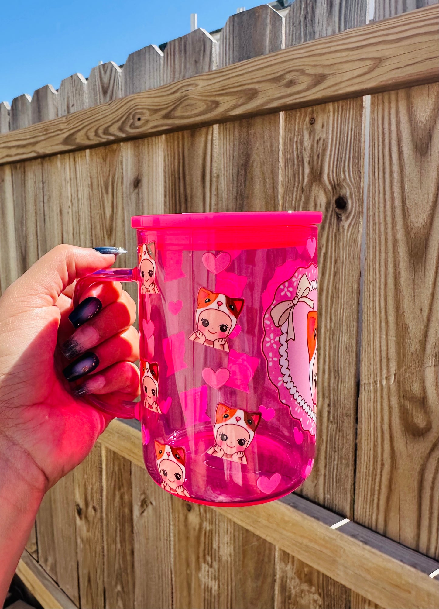 Sonny Angel Cat Glass Mug