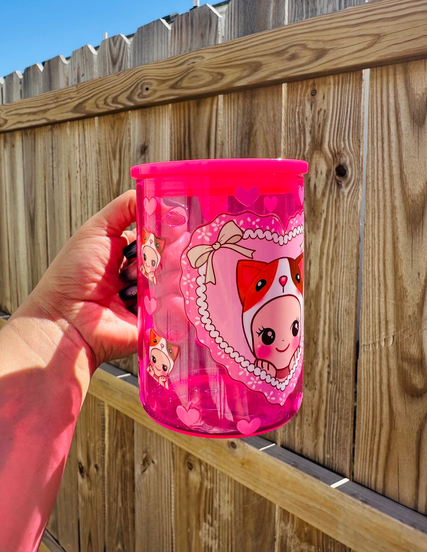 Sonny Angel Cat Glass Mug