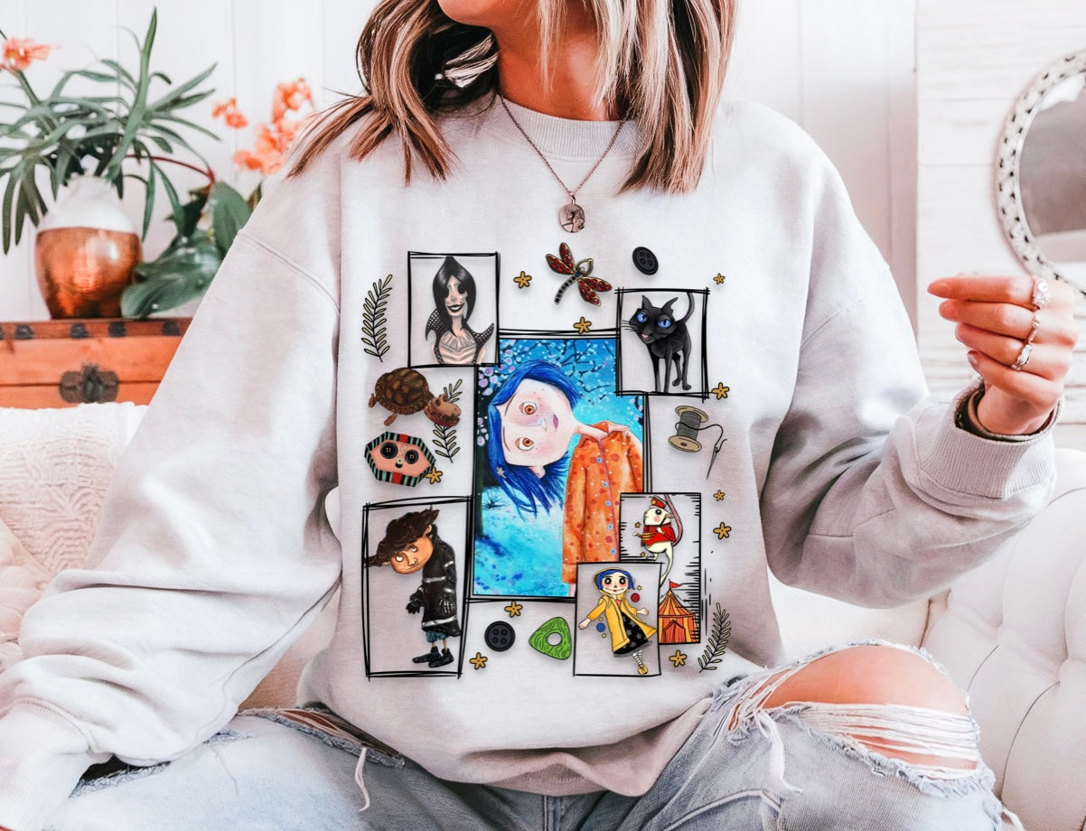 Coraline Portrait DTF Transfer