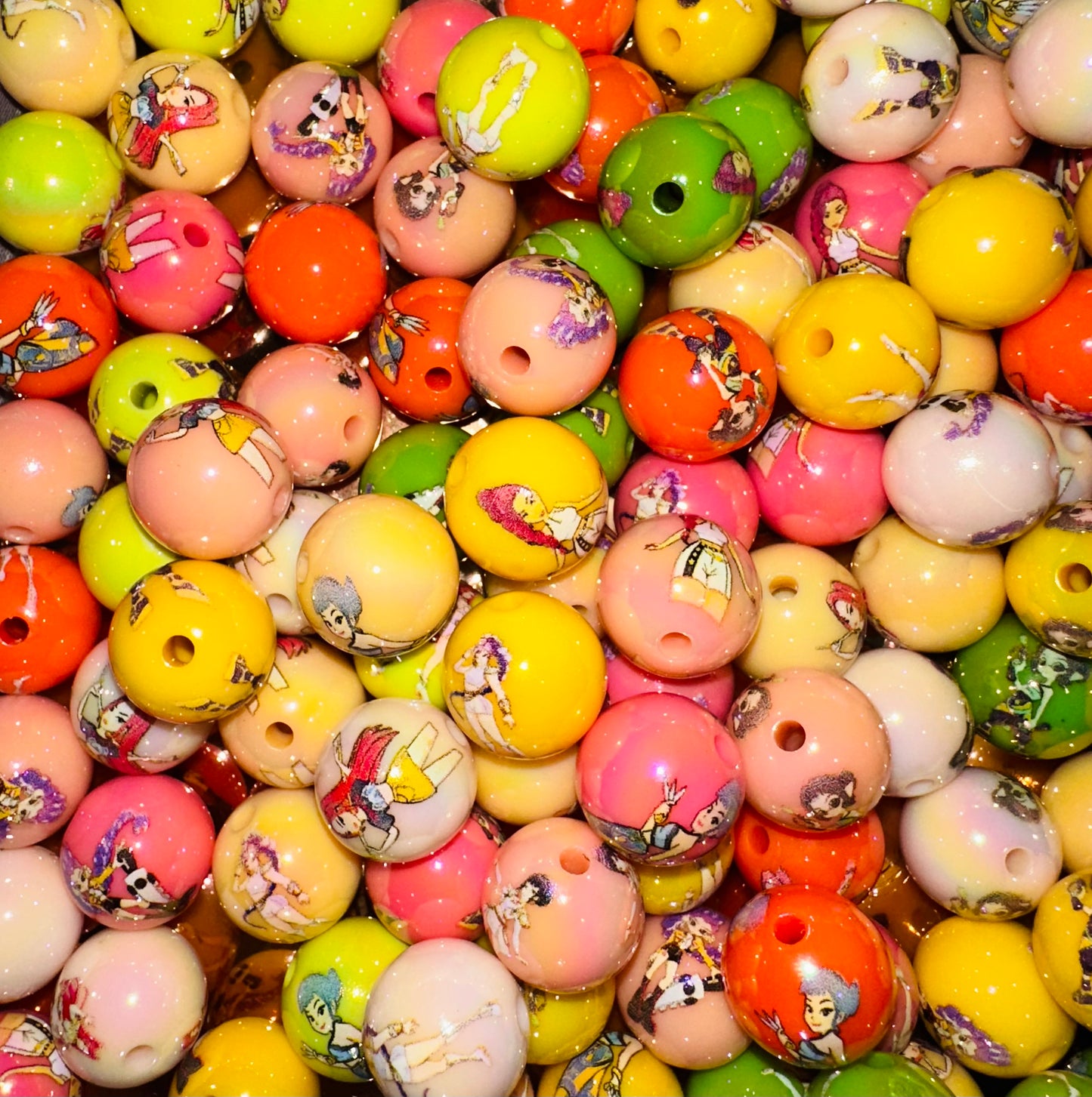 Kpop Girls 16mm Acrylic Beads