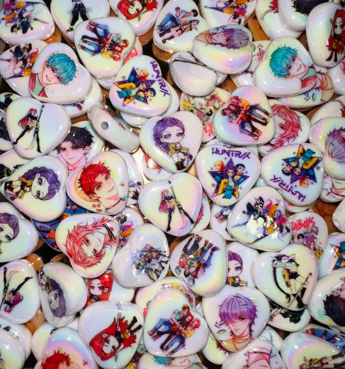 Kpop Group Acrylic Hearts