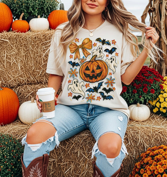 Girly Halloween DTF Transfer