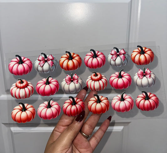 Pinky Pumpkins Uvdtf Wrap