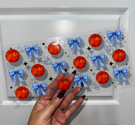 Bows & Basketball Uvdtf Wrap