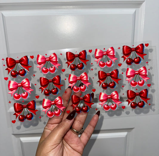 Cherry Bows Uvdtf Wrap