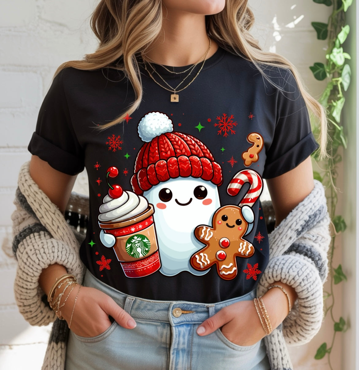 Ghosty Christmas T-Shirt