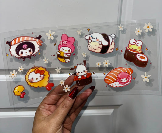 Sanrio Sushi Uvdtf Wrap