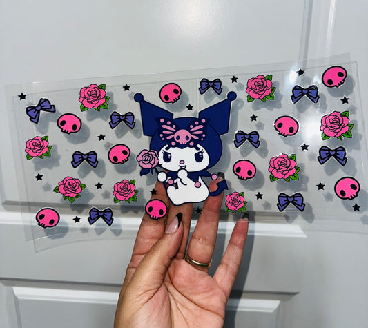 Kuromi Roses Uvdtf Wrap
